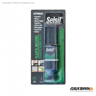 چسب دو جزیی پلاستیک سلسیل مدل Plastic Welding حجم 28 گرم