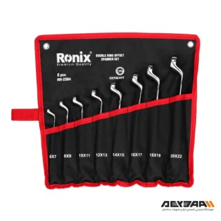 مجموعه 8 عددی آچار دو سر رینگ رونیکس مدل RH-2304