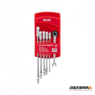 مجموعه آچار جغجغه ای دسته ثابت رونیکس مدل RH-2173