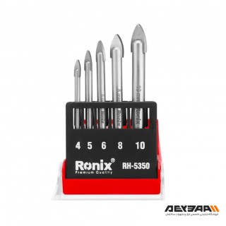 مجموعه 5 عددی مته شیشه رونیکس مدل RH-5350