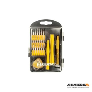 مجموعه 23 عددی پیچ گوشتی تعمیرات کنزاکس مدل KMR-123