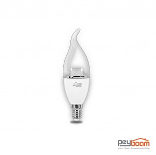 لامپ ال ای دی اشکی 7 وات شفاف پارس شعاع توس پایه E14