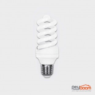لامپ کم مصرف 18 وات پارس شعاع توس مدل تمام پیچ T3 پایه E27