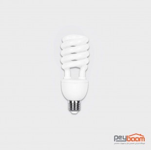 لامپ کم مصرف 25 وات پارس شعاع توس مدل نیمه پیچ پایه E27
