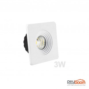 پنل ال ای دی 3 وات مربعی پارس شعاع توس مدل چشمی COB
