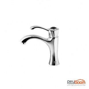 شیر روشویی درخشان مدل رزکات