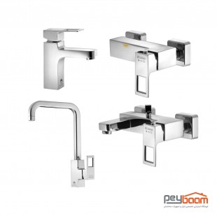 ست شیرآلات درخشان مدل جزیره