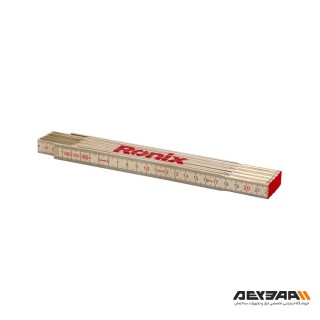 خط کش چوبی 2 متری تاشو رونیکس مدل RH-9715