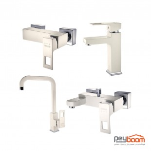 ست شیرآلات درخشان مدل جزیره وایت