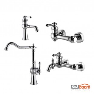ست شیرآلات درخشان مدل آکوا
