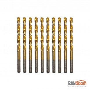 مجموعه 10 عددی مته آهن TJ مدل HSS سایز 5 میلی متر
