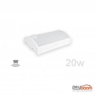 چراغ ال ای دی سنسوردار 20 وات روکار پارس شعاع توس مدل لاوان