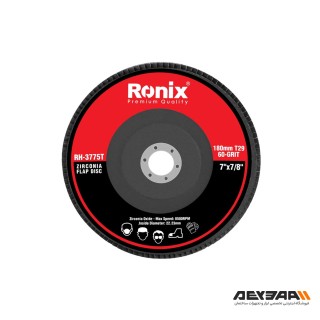 سنباده فلاپ دیسکی 180 میلی متری p60 رونیکس مدل RH-3775T