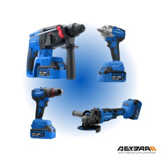 کیت شارژی براشلس 4 عددی ویوارکس مدل VR2404-BCK