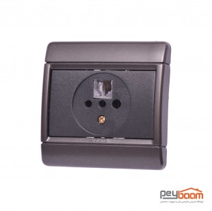 پریز و سوکت تلفن دلند مدل رایان