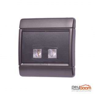 سوکت تلفن دوقلو دلند مدل رایان