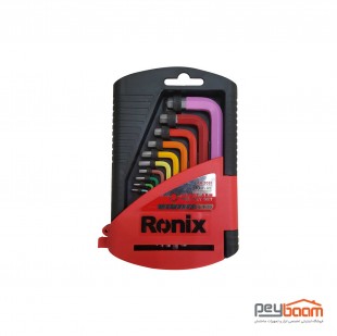 مجموعه 10 عددی آچار آلن رونیکس مدل RH-2031