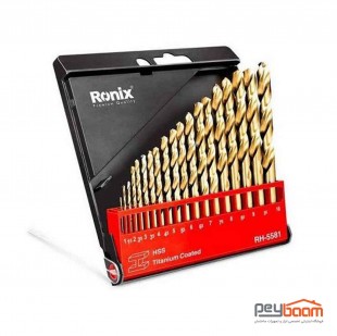 مجموعه 19 عددی مته رونیکس مدل RH-5581