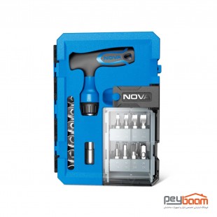 مجموعه 24 عددی سری پیچ گوشتی و آچار بکس نووا مدل NTS 1332