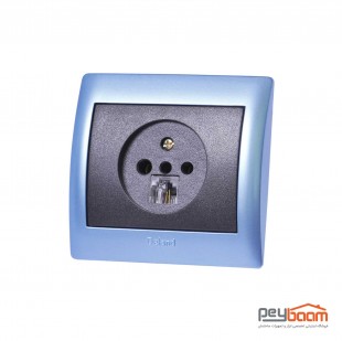 پریز و سوکت تلفن دلند مدل آریا