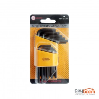 مجموعه 13 عددی آچار آلن واستر مدل VS76