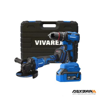 کیت شارژی براشلس 2 عددی ویوارکس مدل VR2402-BCK