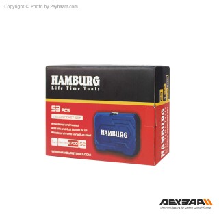مجموعه 53 عددی آچار بکس هامبورگ مدل H6700