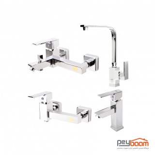 ست شیرآلات شیذر مدل فلت