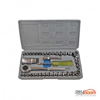 مجموعه 40 عددی آچار بکس آیوا مدل G 680