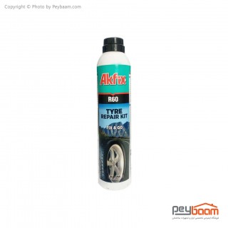 اسپری رفع پنچری لاستیک آکفیکس مدل R60 حجم 300 میلی لیتر