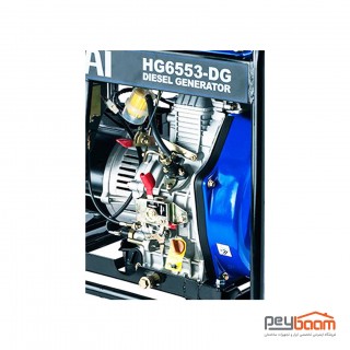 موتور برق دیزلی هیوندای مدل HG6553-DG
