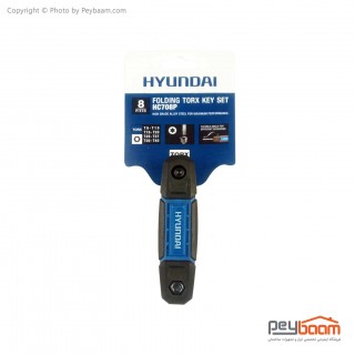 مجموعه 8 عددی آچار ستاره ای هیوندای HC708P