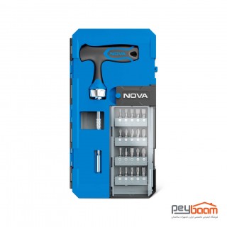 مجموعه 25 عددی سری پیچ گوشتی نووا مدل NTS 1333