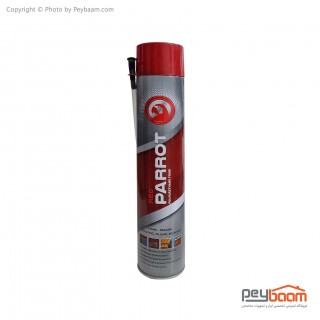 اسپری فوم درزگیر پلی اورتان پاروت مدل RED حجم 860 گرم