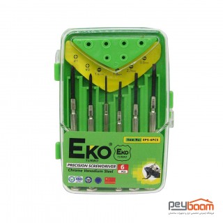 مجموعه 6 عددی پیچ گوشتی ساعتی اکو مدل EPS-6PCS