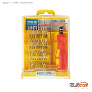 مجموعه 32 عددی سری پیچ گوشتی ساعتی لیانجیک مدل 1032