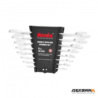 مجموعه 8 عددی آچار دوسر تخت رونیکس مدل RH-2201