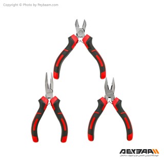 مجموعه 3 عددی انبر مینی JUMLEE مدل 1795 سایز 4.5 اینچ