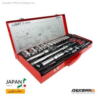 مجموعه 60 عددی آچار بکس لایت مدل GO-6088