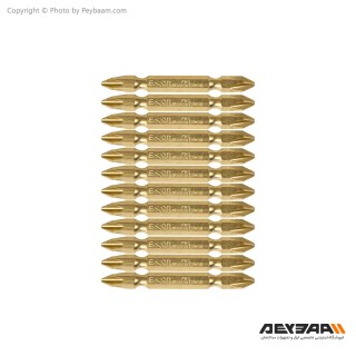 سری پیچ گوشتی دو سر چهارسو آهن ربایی اکسون مدل S2 بسته 12 عددی