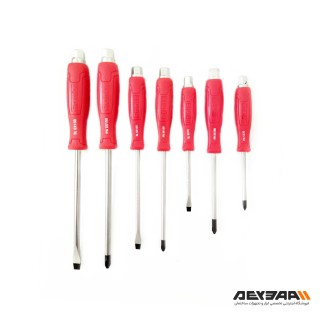 مجموعه 7 عددی پیچ گوشتی ضربه خور رونیکس مدل RH-2910