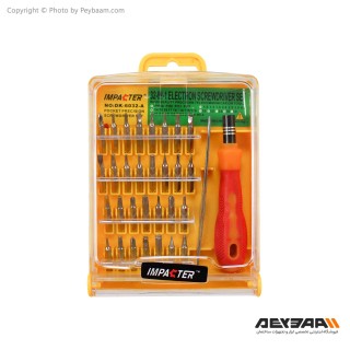 مجموعه 32 عددی سری پیچ گوشتی ساعتی ایمپکتر مدل 6032