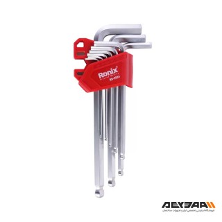 مجموعه 9 عددی آچار آلن بلند رونیکس مدل RH-2034