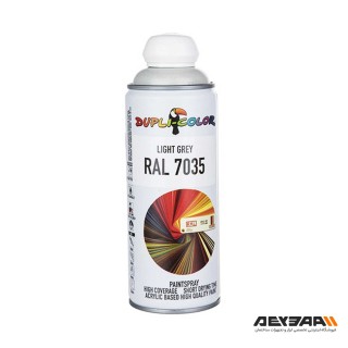 اسپری رنگ خاکستری روشن دوپلی کالر مدل RAL 7035 حجم 400 میلی لیتر