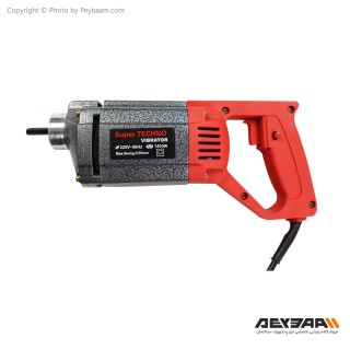 ویبراتور دریلی برقی سوپر تکنو به همراه شیلنگ 2 متری مدل ZX50