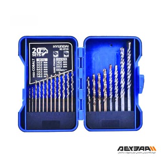 مجموعه 20 عددی مته هیوندای مدل HC-BT20
