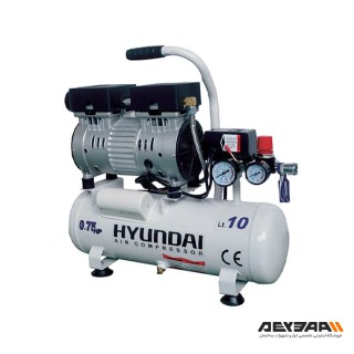 کمپرسور هوای 10 لیتری بی صدا هیوندای مدل AC-1075