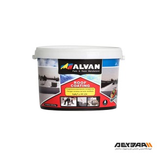 پوش رنگ عایق رطوبتی سفید الوان مدل ALCO- 3212 حجم 2.5 گالن