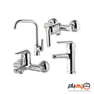 ست شیرآلات درخشان مدل کاج