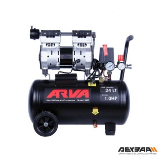 کمپرسور باد 24 لیتری بی صدا آروا مدل 5683